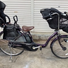 78パナソニック新機種電動アシスト自転車gyutto22-26インチパープル
