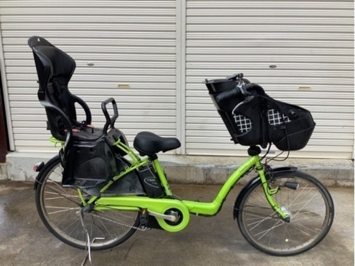 80パナソニック新機種電動アシスト自転車gyutto22-26インチキミドリボディー