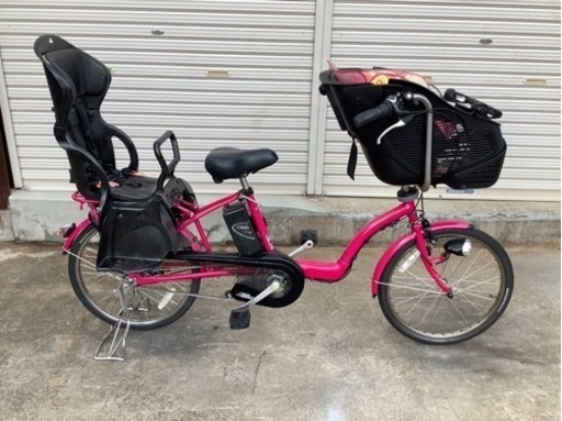 83 パナソニック新機種電動アシスト自転車gyutto mini20インチピンクボディ