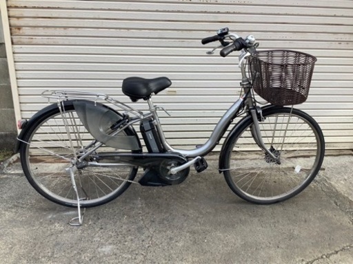 85 ヤマハ新機種電動アシスト自転車pas natura26インチグレーアルミボディー