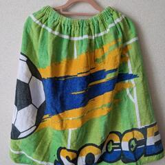まきタオル　サッカー柄