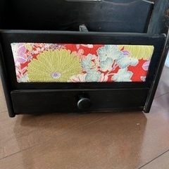 昭和感たっぷり小物入れ