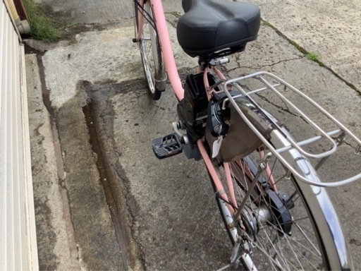 88 パナソニック新機種電動アシスト自転車viviDX26インチピンクボディー