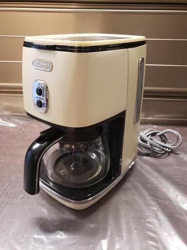 DeLonghi デロンギ ドリップコーヒーメーカー ICMI011J-W コーヒーマシーン ドリップ式 ホワイト
