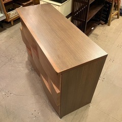 【売約済み】　ACTUS アクタス　取り扱い　佐藤工芸　デュオ　ウォールナット　ウォルナット　ローチェスト　引き出し　ドロワー　DUO 大川家具　日本製　間仕切り　収納　衣類収納　の画像