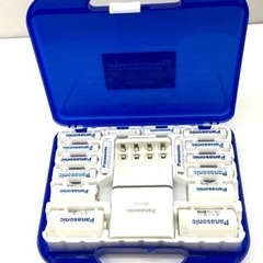 Panasonic エネループ ニッケル水素電池充電器セット(12本）