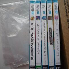 WiiとWiiUのゲームソフト中古品の画像