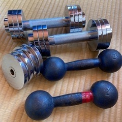 ダンベル　2キロ×2、5キロ×2