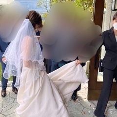 ウェディングベール&グローブセット　値下げしました！結婚式の画像