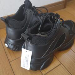 シークレットシューズメンズ(黒)の画像
