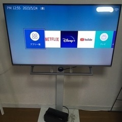 (6/12まで)43インチスマートテレビ&テレビ台セット