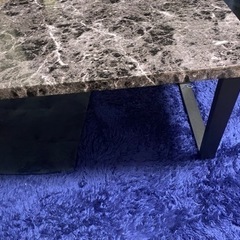 ローテーブル　大理石調の画像