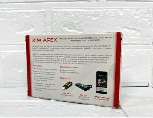 保管 未開封品 XIM APEX マウスコンバーター ゲームツール 周辺機器 PS4/XboxOne/PS3/Xbox360 マウス接