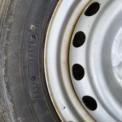 値下げ　ダンロップ　145 R12 6P LT  鉄ホイール　4本　軽トラック　軽バスの画像