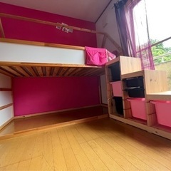 IKEA ロフトベッド　KURA 加工有りの画像