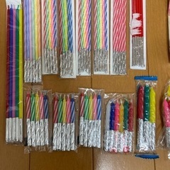 お誕生日グッズ　ろうそく　ガーランド　の画像