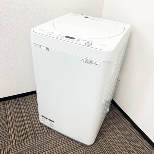 激安‼️単身用にピッタリ 5.5キロ 19年製 SHARP 洗濯機 ES-GE5D ?06201