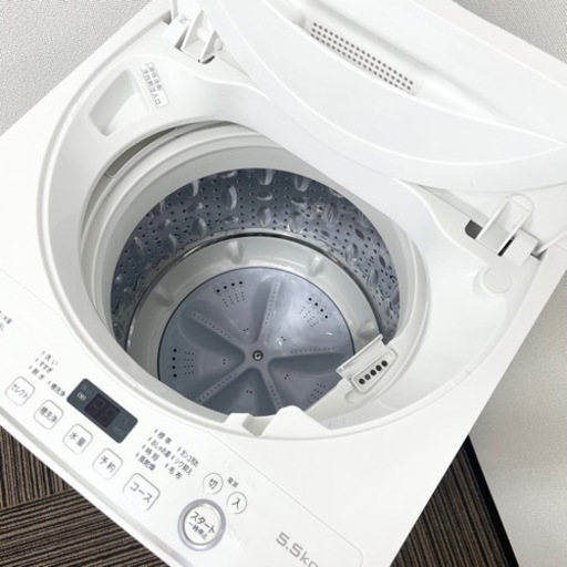 激安‼️単身用にピッタリ 5.5キロ 19年製 SHARP 洗濯機 ES-GE5D ?06201