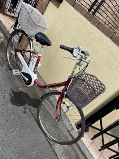 【受渡し予定の方が決まりました】電動アシスト自転車　Panasonic製　内装3段ギア