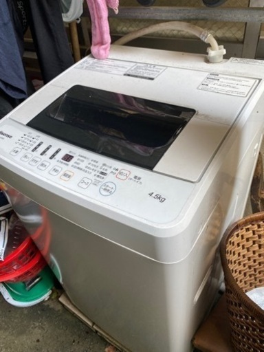 ハイアール　洗濯機4.5キロ