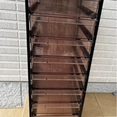 【差し上げます】収納ラック8段の画像