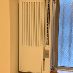 【美品】haier ハイアール 冷房専用 ウインドエアコン JA-18V 窓用エアコン ハイアール JA-18V 2021年製 冷房専用.