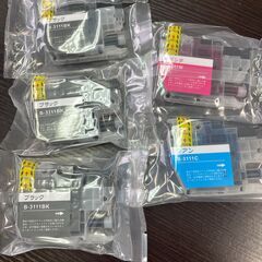 ブラザー用 インクカートリッジ（互換・社外品）5個