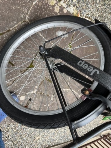 Jeep折りたたみ自転車 黒