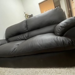 黒革ソファの中古が安い！激安で譲ります・無料であげます