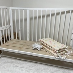受付終了　そいねーるロング　ベビーベッドの画像