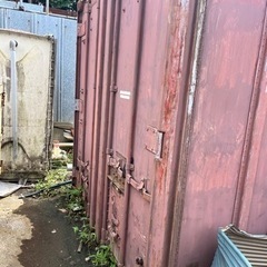 海上コンテナ物置20ftの画像
