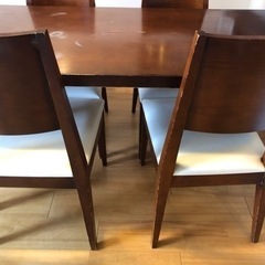 ダイニングテーブルセット無料でお譲りします。