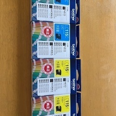 ブラザーインクＬＣ115Ｙ　4個セット　プラスCanonインク