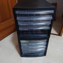 A4レターケース黒（4段）1つの画像