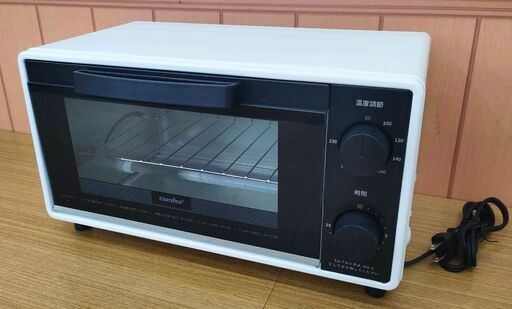 COMFEE' オーブントースター 80～230℃無段階温度調節 1000W 上下高火力 CF-AD081