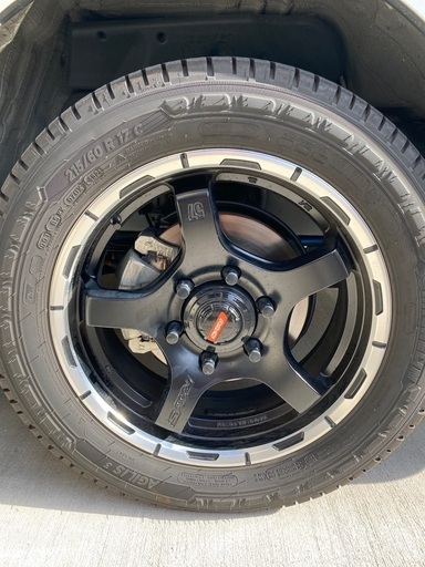 ハイエース　17インチアルミタイヤ　4本セット