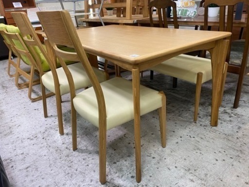 【愛品館 江戸川店】ASAHIWOOD（朝日木材加工）ベンチダイニングテーブル4点セット ID:152-008675-007