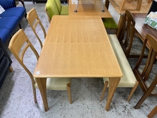【愛品館 江戸川店】ASAHIWOOD（朝日木材加工）ベンチダイニングテーブル4点セット ID:152-008675-007