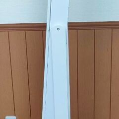 アクセサリー収納付き　スタンドミラー　ホワイト　美品の画像