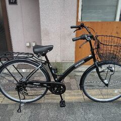 COPENHAGEN[コペンハーゲン]26l吋 ファッションタウンサイクル 外装6段/LEDオート/ブラック