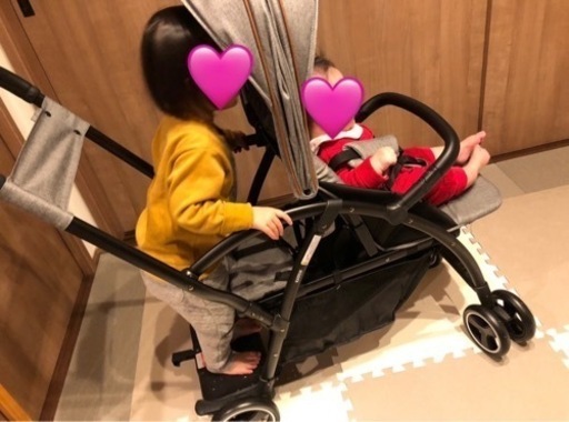 【決まりました】2人乗りベビーカー ＆ ベビーカーシート セット♡