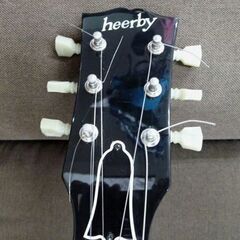 heerby レスポールタイプ エレキギター サンバースト ハードケース付き