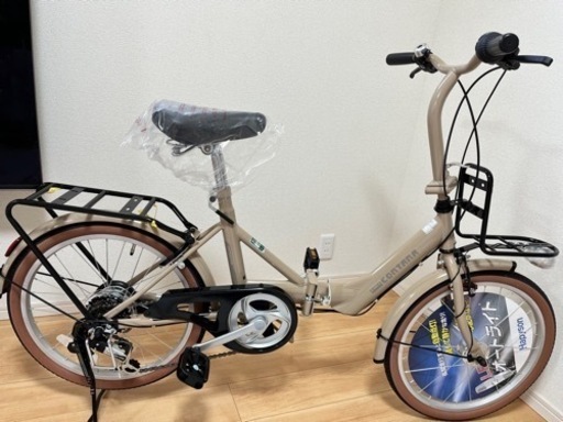 ⭐️未使用品⭐️折り畳み自転車　変速ギア付　キャプテンスタッグ