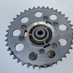 GASGAS TXT-PRO 250 2002年モデル リアホイールハブ中古品 (デイスタンスカラー、スペーサー、42丁スプロケット、ブレーキディスク付き)の画像