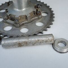 GASGAS TXT-PRO 250 2002年モデル リアホイールハブ中古品 (デイスタンスカラー、スペーサー、42丁スプロケット、ブレーキディスク付き)の画像