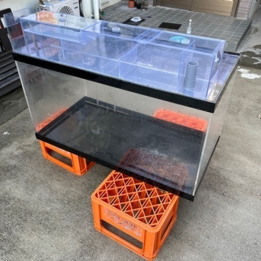 水槽セット　熱帯魚　1200×600×600アクリル