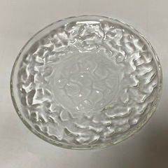 【お値下げ　美品】ガラス製　デザートセット　丸皿の画像