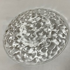 【お値下げ　美品】ガラス製　デザートセット　丸皿の画像