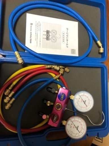 エアコン工具　ゲージマニホールド　タスコ