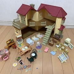 【sold】シルバニアファミリー　あかりの灯る大きなお家